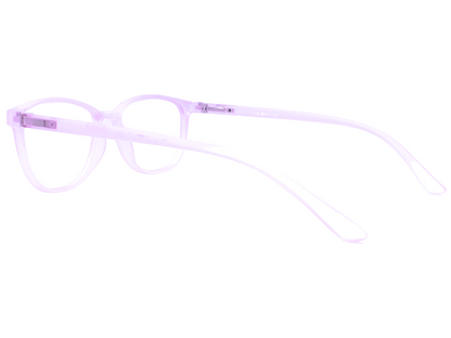 Lensnut Pink Transparent Cateye Full Rim Eyeglasses LNTR2011C8T