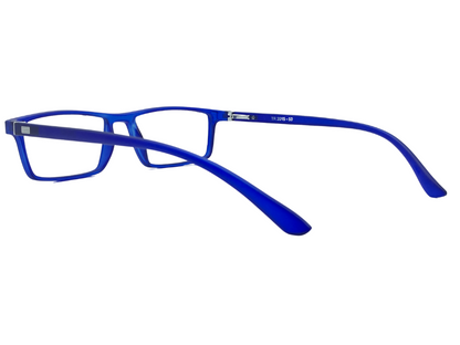 Lensnut Matt Blue Rectangle Full Rim Eyeglasses LNTR2015C4M